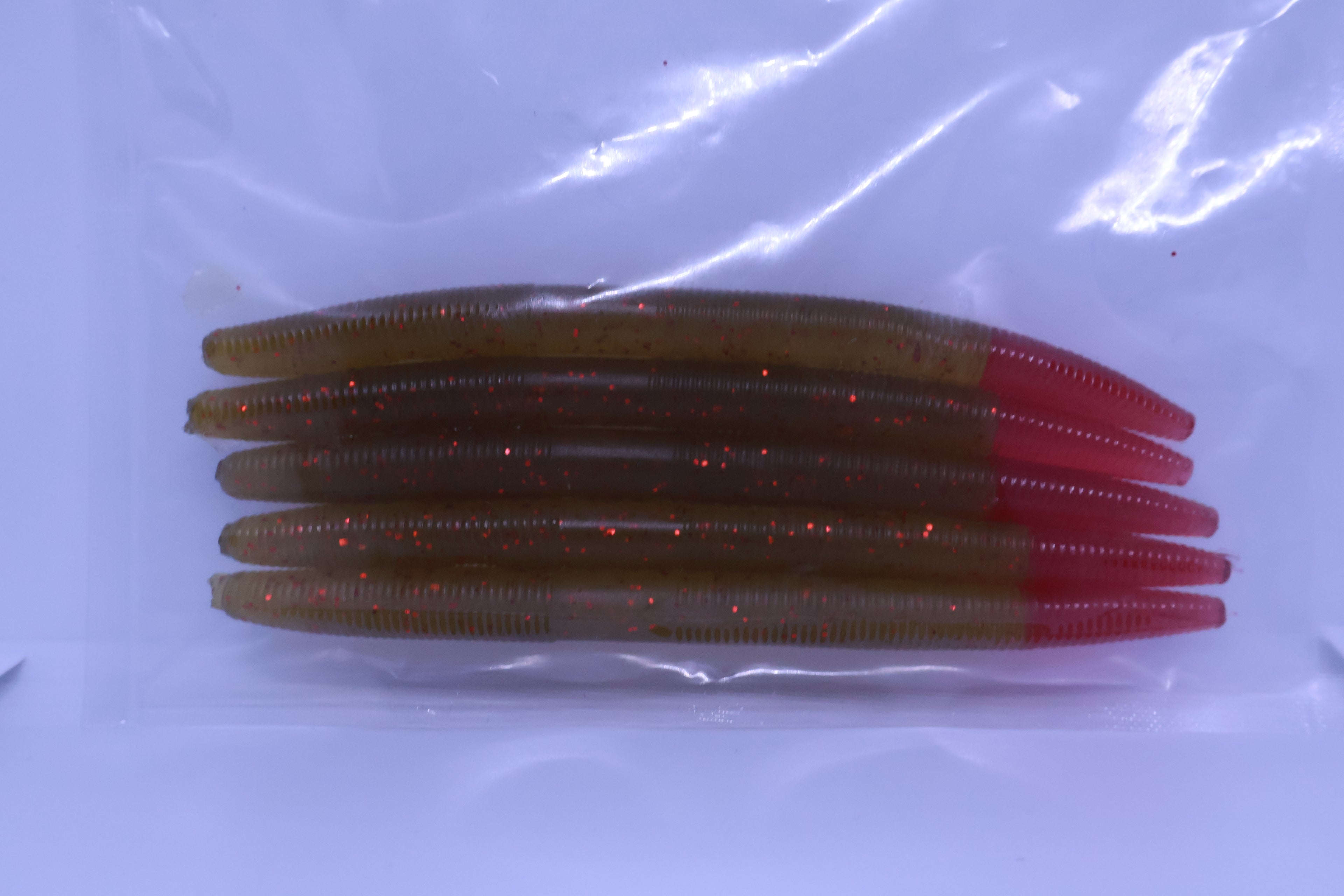 Green Pumpkin 5" stick bait 8pk