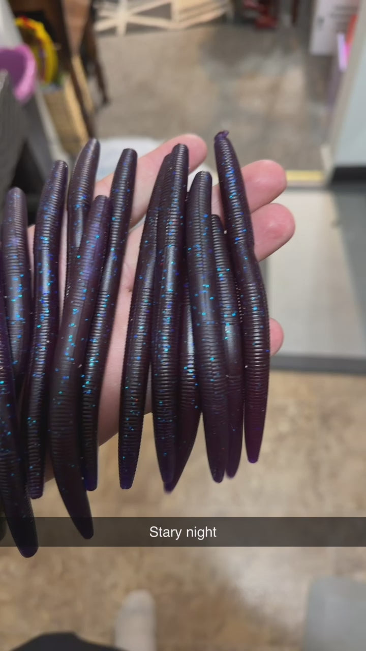 Starry Night 5" stick bait 8pk.